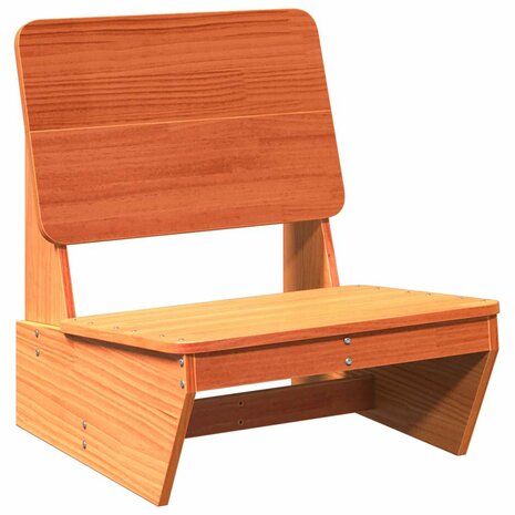 Tuinstoel 60x64x70,5 cm massief grenenhout wasbruin 2