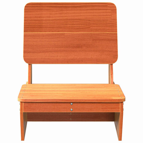 Tuinstoel 60x64x70,5 cm massief grenenhout wasbruin 3