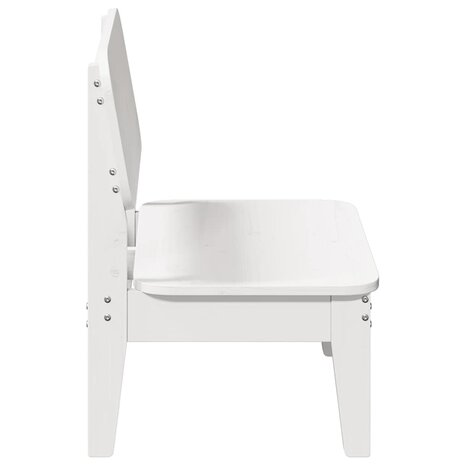 Tuinstoel 60x52,5x72 cm massief grenenhout wit 4