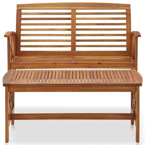 2-delige Loungeset massief acaciahout 3