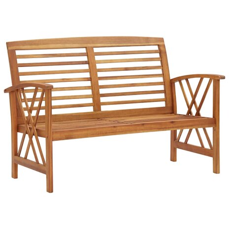 2-delige Loungeset massief acaciahout 4