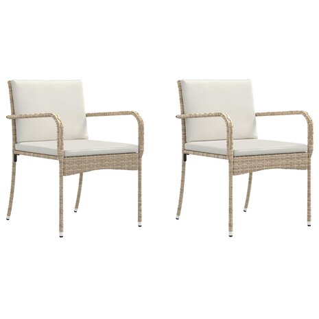 Tuinset Beige poly rattan 4