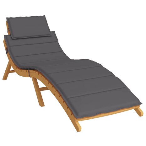 Ligbedkussen 186x58x4 cm oxford stof antracietkleurig 3