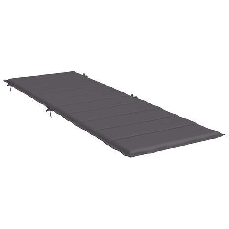 Ligbedkussen 186x58x4 cm oxford stof antracietkleurig 4