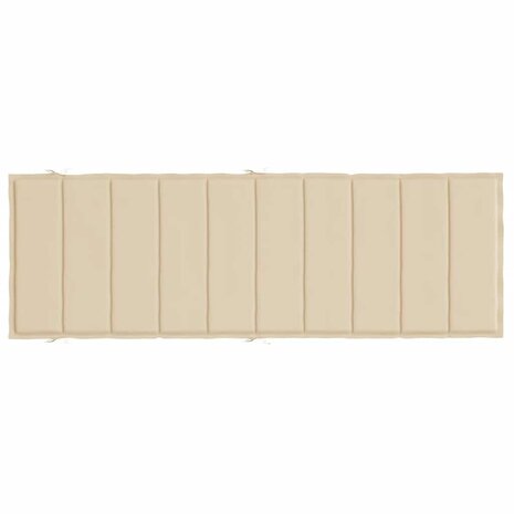 Ligbedkussen 186x58x4 cm oxford stof beige 5
