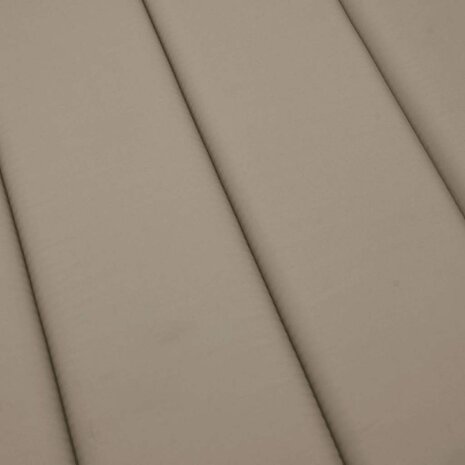 Ligbedkussen 186x58x4 cm oxford stof taupe 6