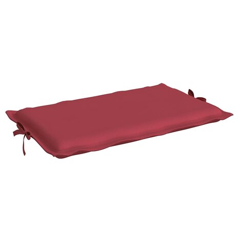 Ligbedkussen 186x58x4 cm oxford stof wijnrood 7
