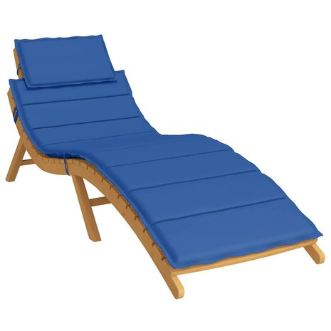 Ligbedkussen 186x58x4 cm oxford stof koningsblauw 3