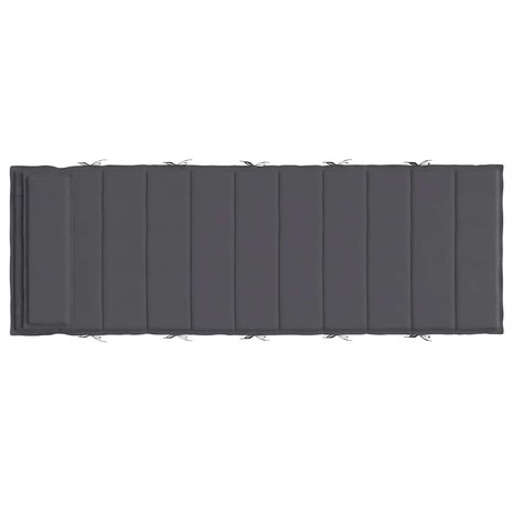 Ligbedkussen 180x60x4 cm oxford stof antracietkleurig 5