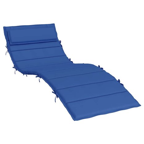 Ligbedkussen 180x60x4 cm oxford stof koningsblauw 2