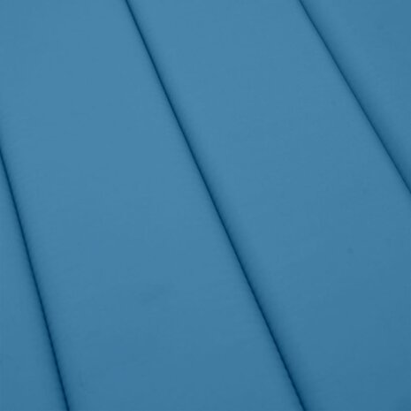 Ligbedkussen 200x60x4 cm stof gem&ecirc;leerd blauw 7