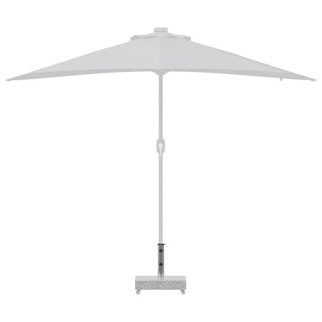 Parasolvoet 45x25x8 cm graniet lichtgrijs 5
