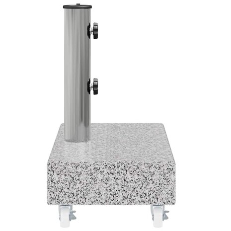 Parasolvoet 45x25x8 cm graniet lichtgrijs 7