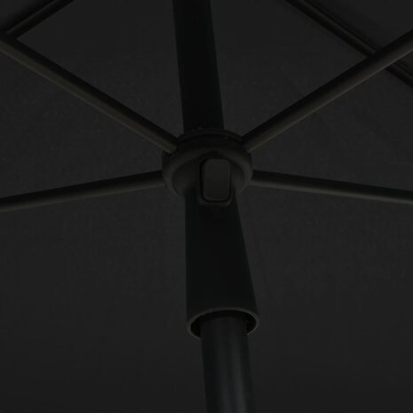 Parasol met paal 210x140 cm antracietkleurig 5
