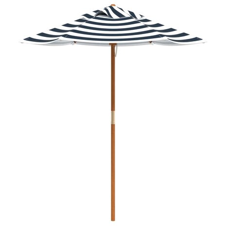Parasol voor kinderen met houten paal &Oslash;120x140 cm 2
