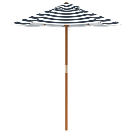 Parasol voor kinderen met houten paal &Oslash;120x140 cm 4