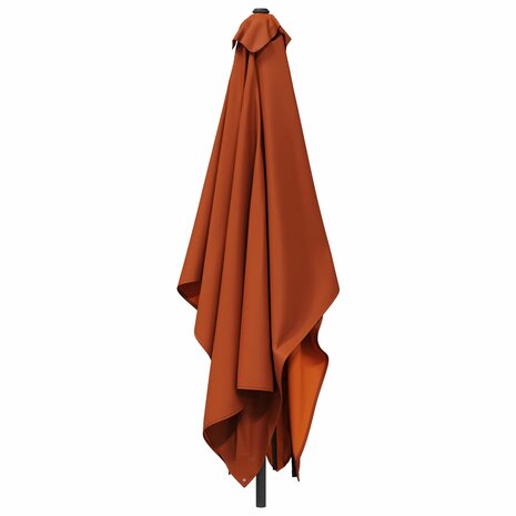 Tuinparasol 200 x 300 cm Polyester Rechthoekig Terracotta 3