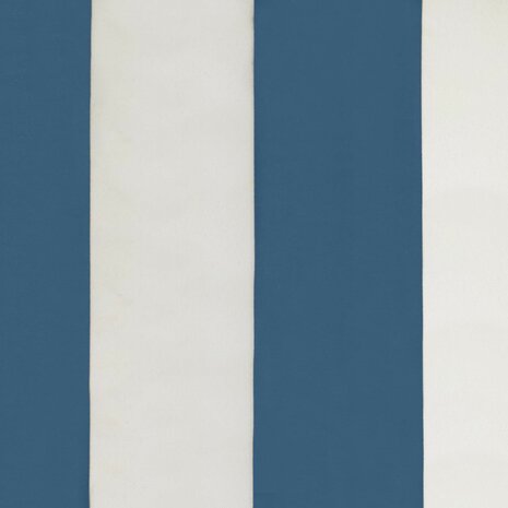 Tuinparasol 300 x 300 cm Polyester Rechthoekig Blauw en Wit 6