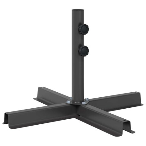 Patio Parasolvoet 53 x 53 x 40 cm Staal Zwart 4