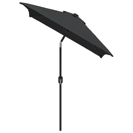 Parasol met metalen paal 300x200 cm antraciet 3