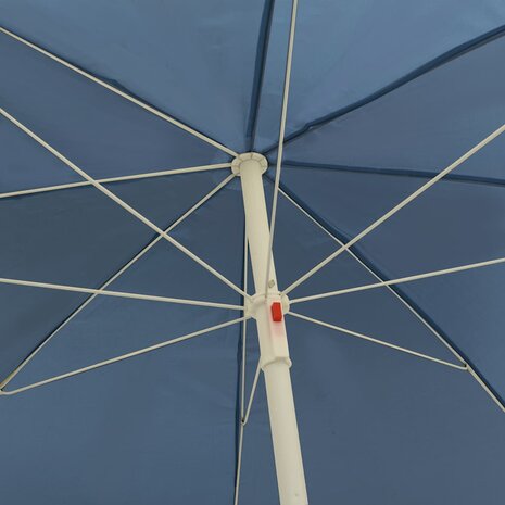 Strandparasol 240 cm blauw 5