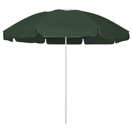 Strandparasol 240 cm groen 1