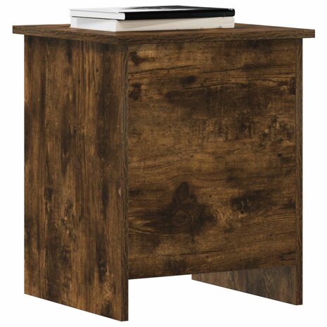Opbergkist Gerookt eiken 40 x 40 x 50 cm Bewerkt hout 3
