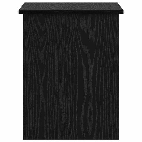 Opbergkist met opslag Zwart eiken 60 x 40 x 50 cm Bewerkt hout 7