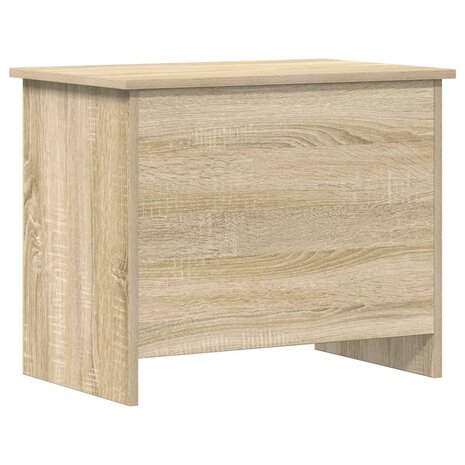 Opbergkist met opslag Sonoma Eiken 60 x 40 x 50 cm Bewerkt hout 2