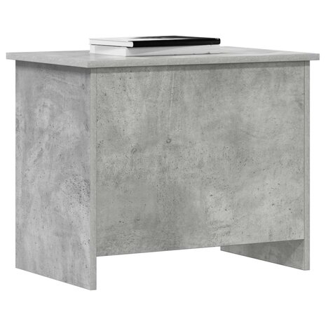 Opbergkist met opslag Betongrijs 60 x 40 x 50 cm Bewerkt hout 3