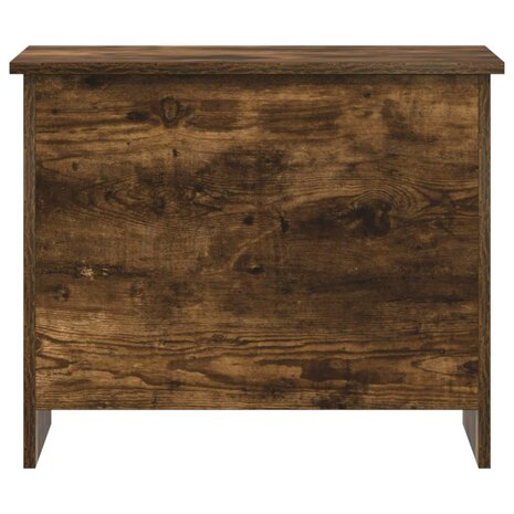 Opbergkist Gerookt eiken 60 x 40 x 50 cm Bewerkt hout 6