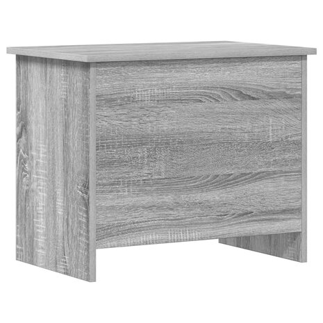 Opbergkist met opslag Grijs Sonoma 60 x 40 x 50 cm Bewerkt hout 2