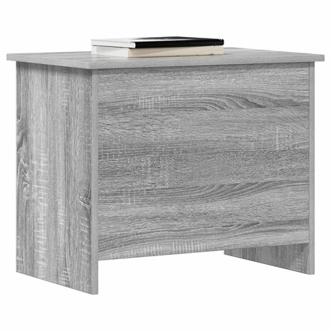 Opbergkist met opslag Grijs Sonoma 60 x 40 x 50 cm Bewerkt hout 3