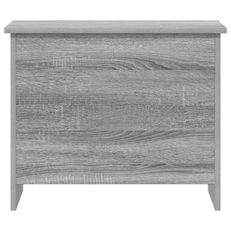 Opbergkist met opslag Grijs Sonoma 60 x 40 x 50 cm Bewerkt hout 6