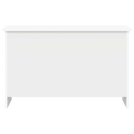 Opbergkist met opslag Wit 80 x 40 x 50 cm Bewerkt hout 6