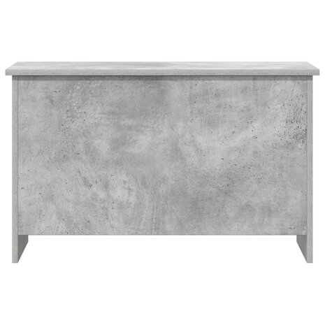 Opbergkist met opslag Betongrijs 80 x 40 x 50 cm Bewerkt hout 6