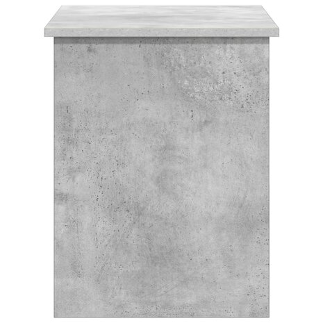 Opbergkist met opslag Betongrijs 80 x 40 x 50 cm Bewerkt hout 7