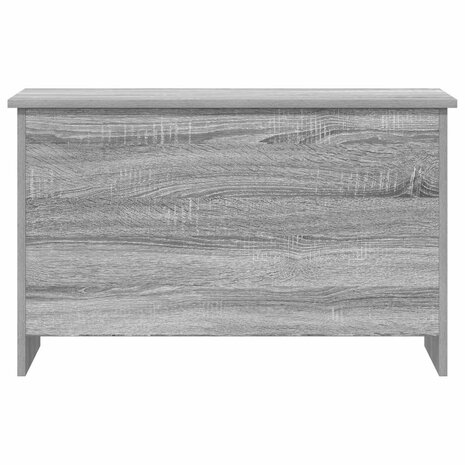 Opbergkist met opslag Grijs Sonoma 80 x 40 x 50 cm Bewerkt hout 6