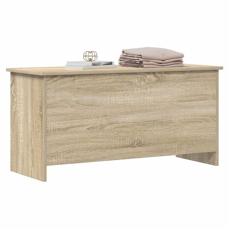 Opbergkist Sonoma Eiken 100 x 40 x 50 cm Bewerkt hout 3