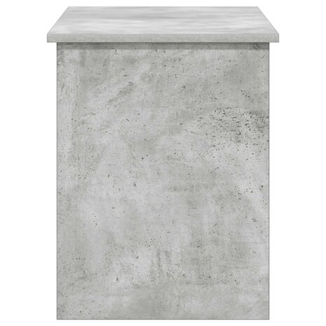 Opbergkist met opslag Betongrijs 100 x 40 x 50 cm Bewerkt hout 7