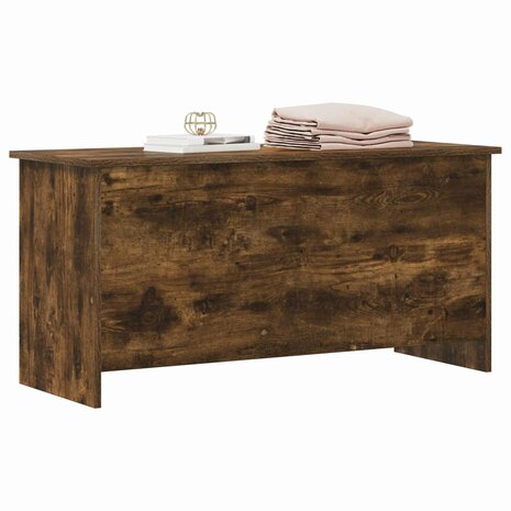 Opbergkist Gerookt eiken 100 x 40 x 50 cm Bewerkt hout 3