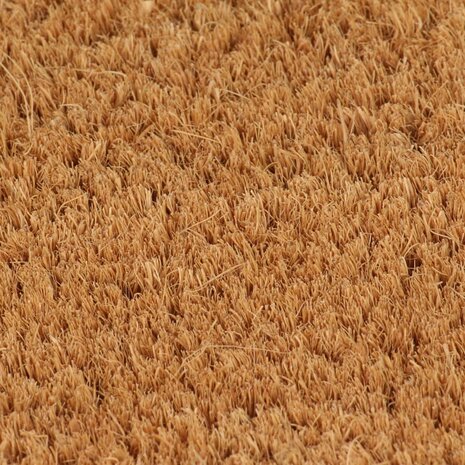 Deurmat halfrond 50x80 cm getufte kokosvezel naturel 4