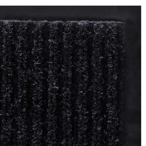 Deurmat 90x60 cm PVC zwart 5