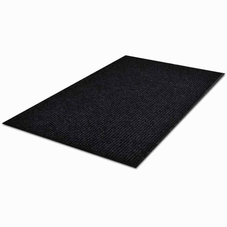 Deurmat 90x120 cm PVC zwart 3