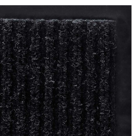 Deurmat 90x120 cm PVC zwart 5