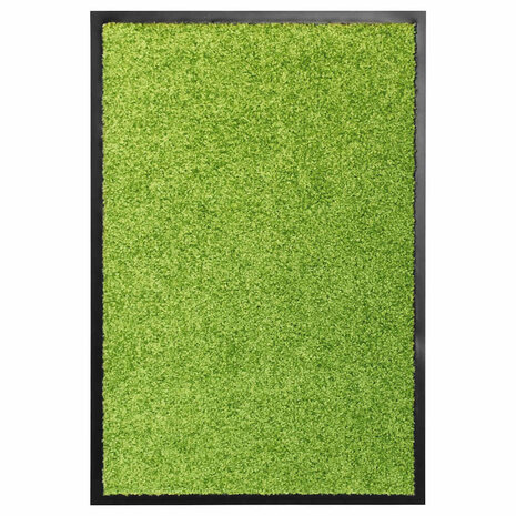 Deurmat wasbaar 40x60 cm groen 1