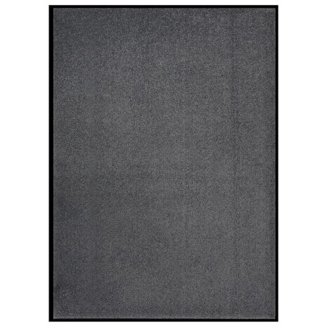 Deurmat 60x80 cm antracietkleurig 1