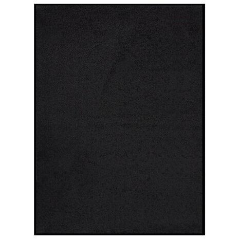 Deurmat 60x80 cm zwart 1