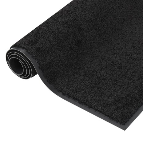 Deurmat 60x80 cm zwart 2