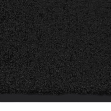 Deurmat 60x80 cm zwart 4